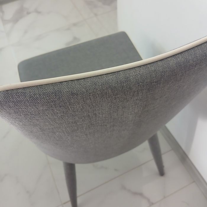 Krzesła szare 10 sztuk