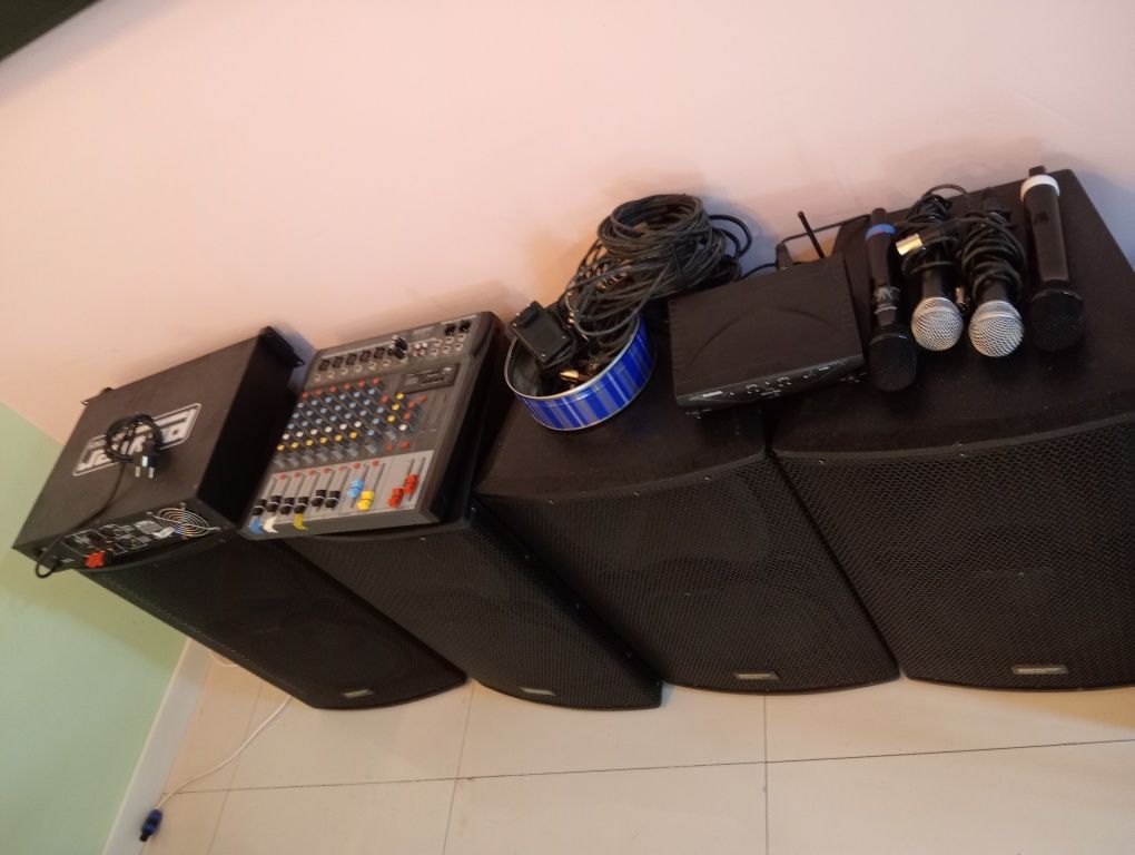 Sistema de som/karaoke