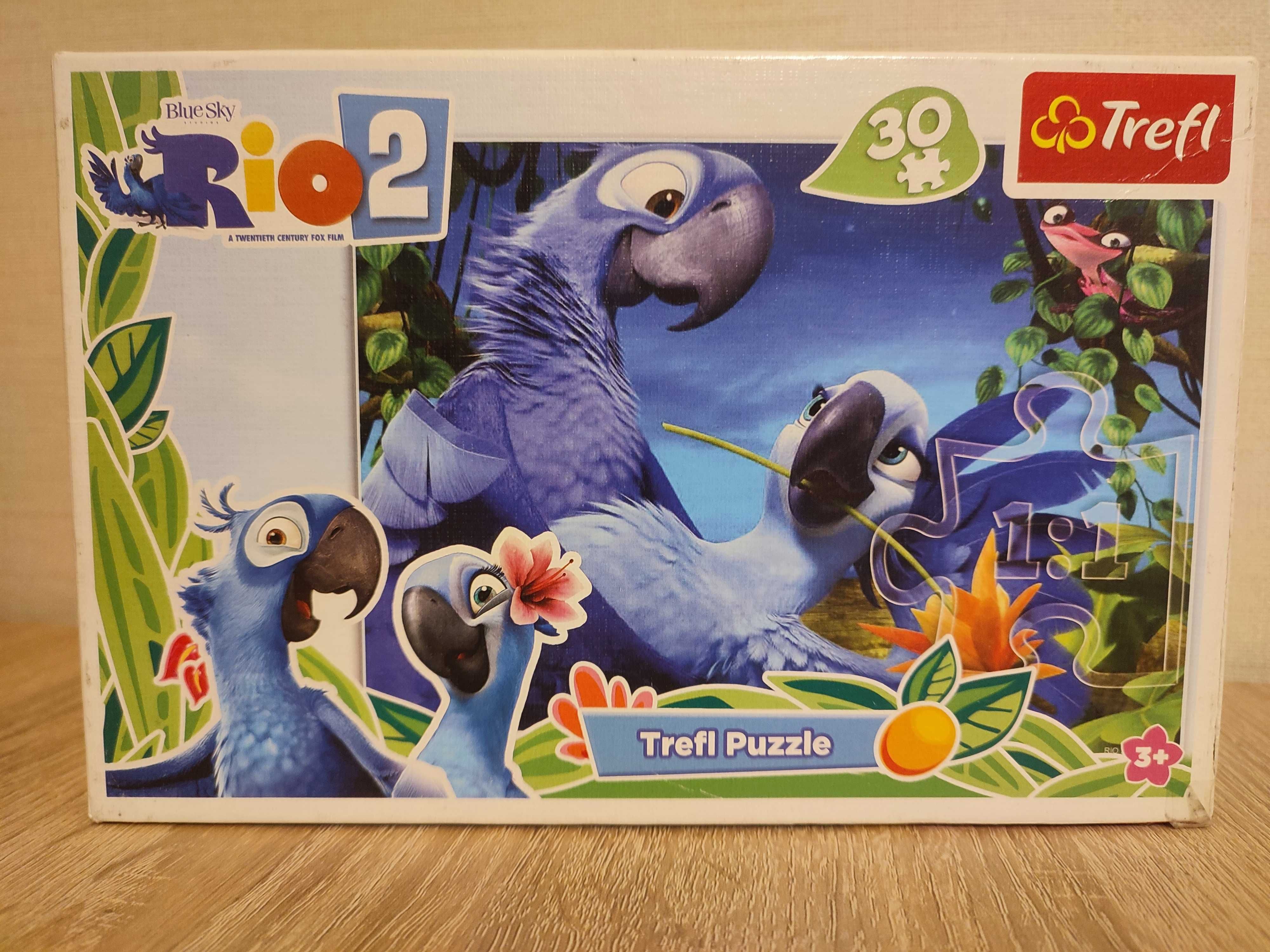 Puzzle firmy Trefl , Różne , Kubuś Puchatek , Rio , Myszka Mickey