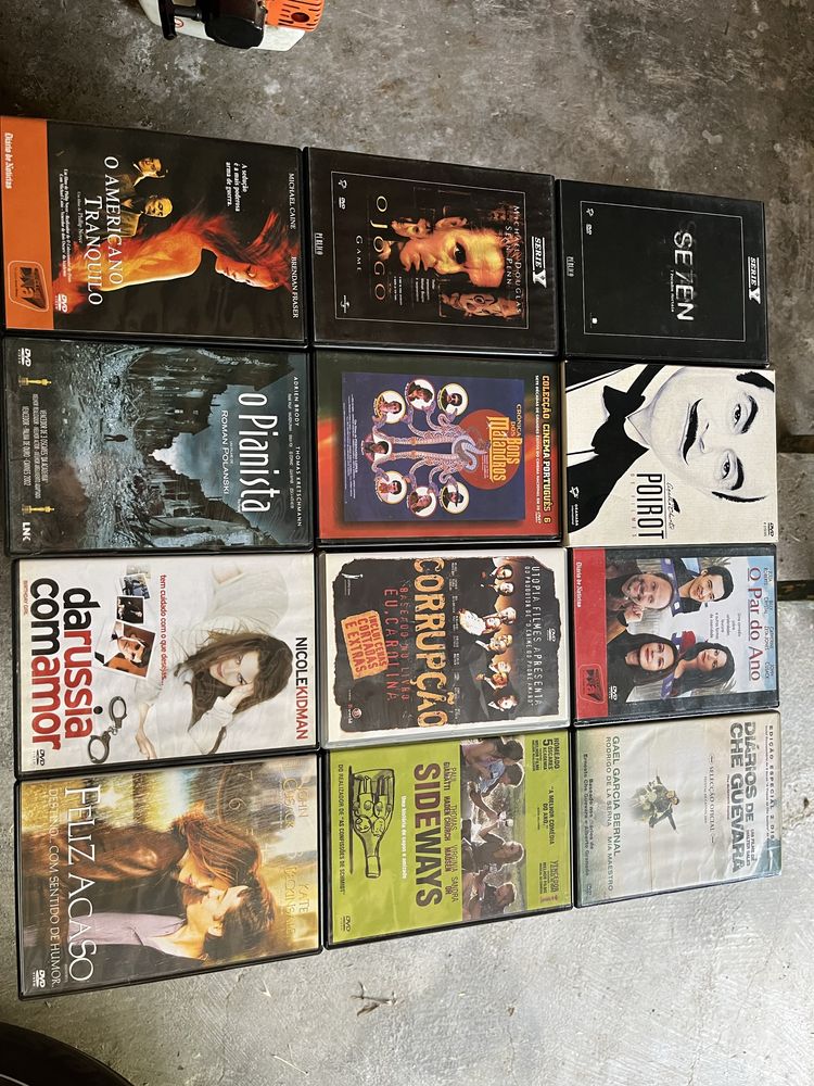 Filmes e documentarios em DVD