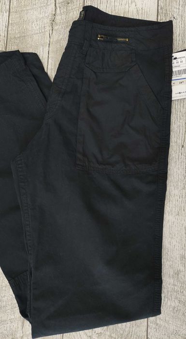 Zara чоловічі брюки штани карго чінос штани чорні