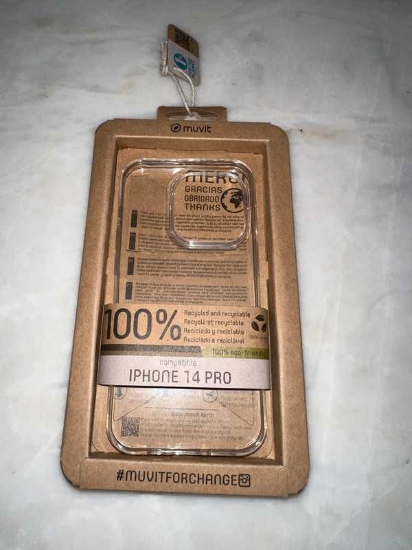 Capa transparente para iphone 14 pro Muvit