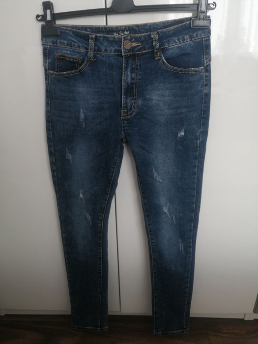 Spodnie damskie jeansowe By Sasha rozmiar 38/40 pas 78/80