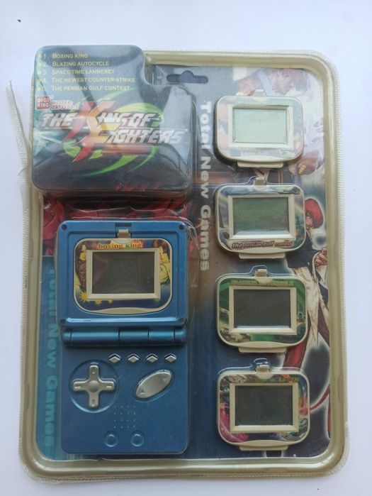 Consola digi king of fighters 5 em 1 antiga selada