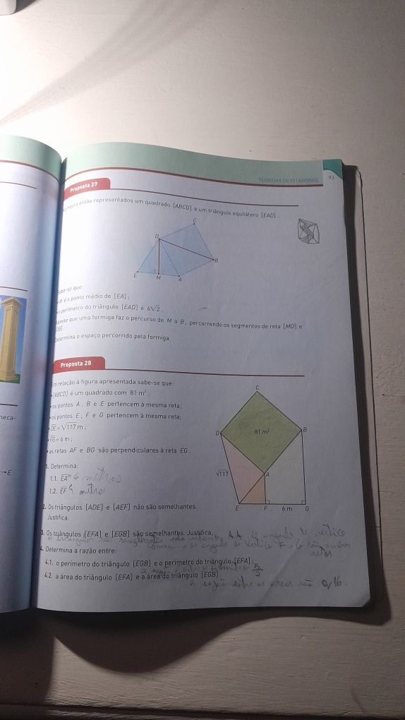 Novo Espaço  Matemática 8.° ano Parte 1