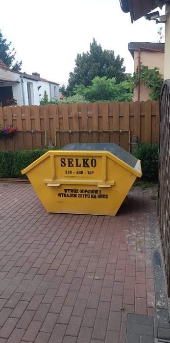 NAJLEPSZA OFERTA Kontenery skip na gruz śmieci wywóz gruzu odpadów Str