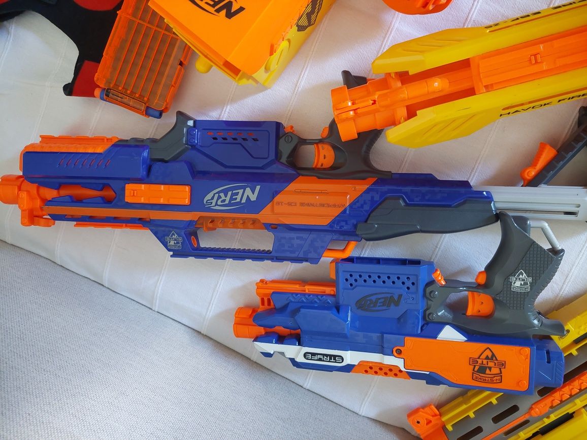 Wielki zestaw Nerf + modele niedostępne w Polsce