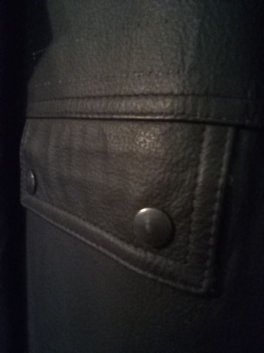 Шкіряна куртка Італія (довга)