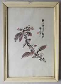 Obraz chiński "Gałązka nieokreślonego drzewa"
