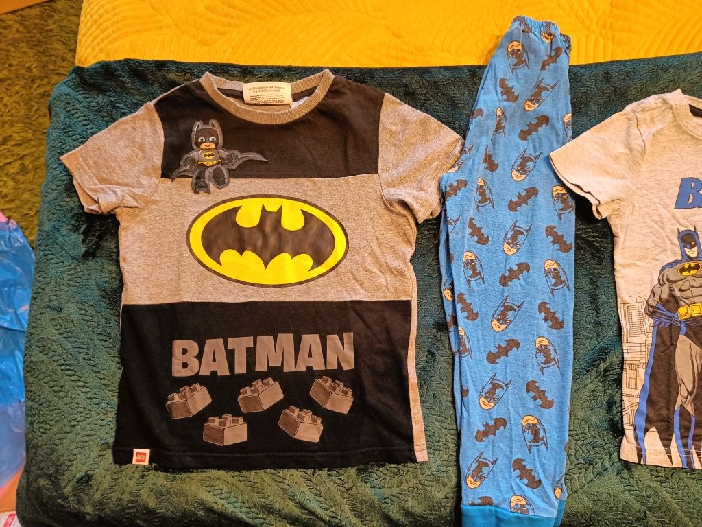 Piżama koszulka t-shirt Batman lego 110 / 116