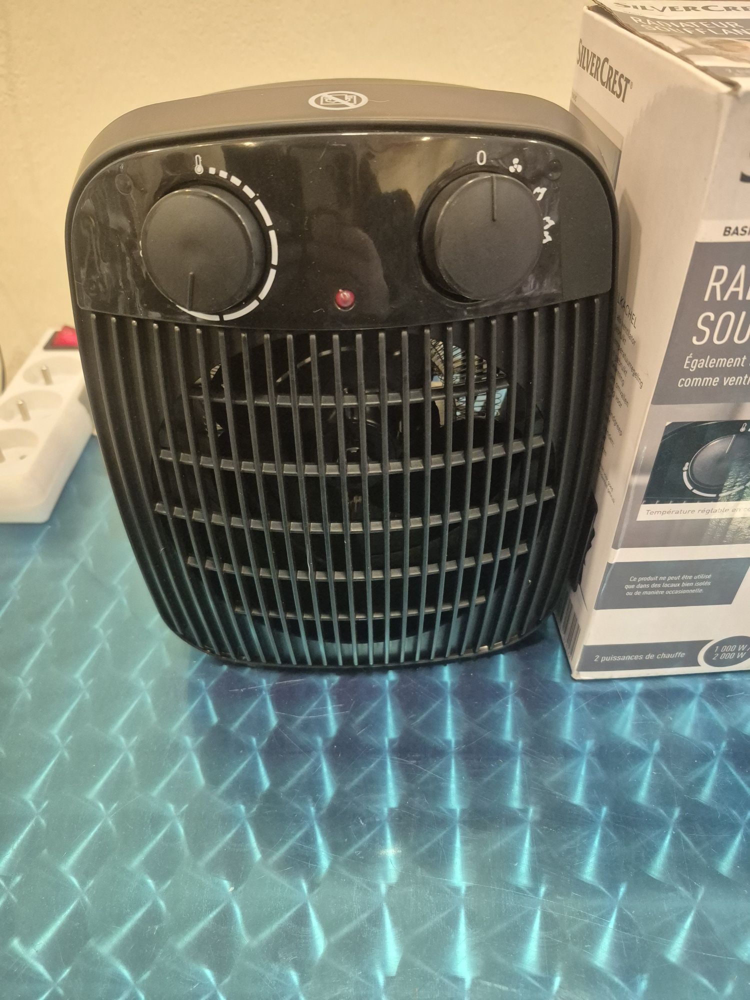 Termowentylator Silvercrest SHL 2000 B1, mały czarny