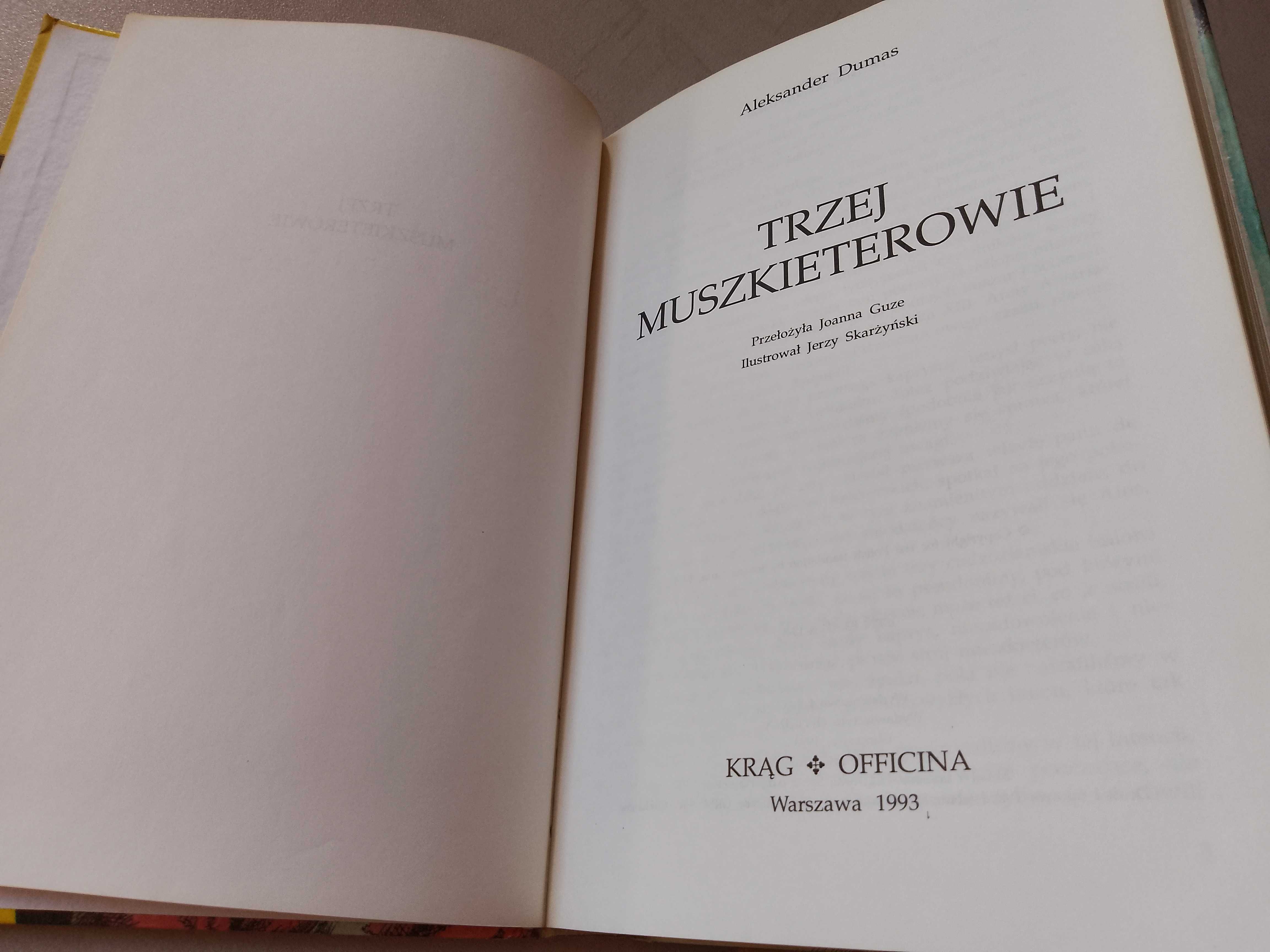 Aleksander Dumas "Trzej muszkieterowie" 1993