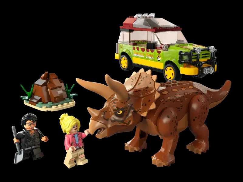 Lego jurassic world Badanie triceratopsa 76959