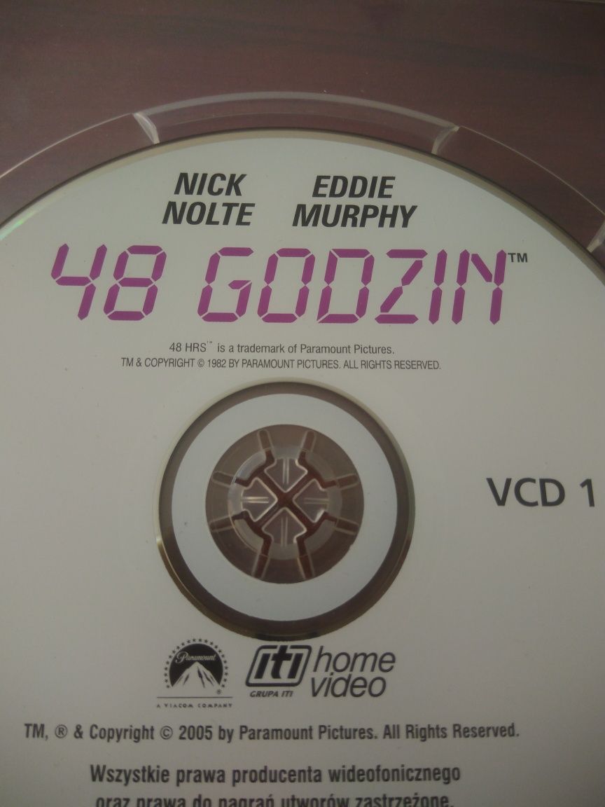 48 godzin część 1,2 płyta VCD