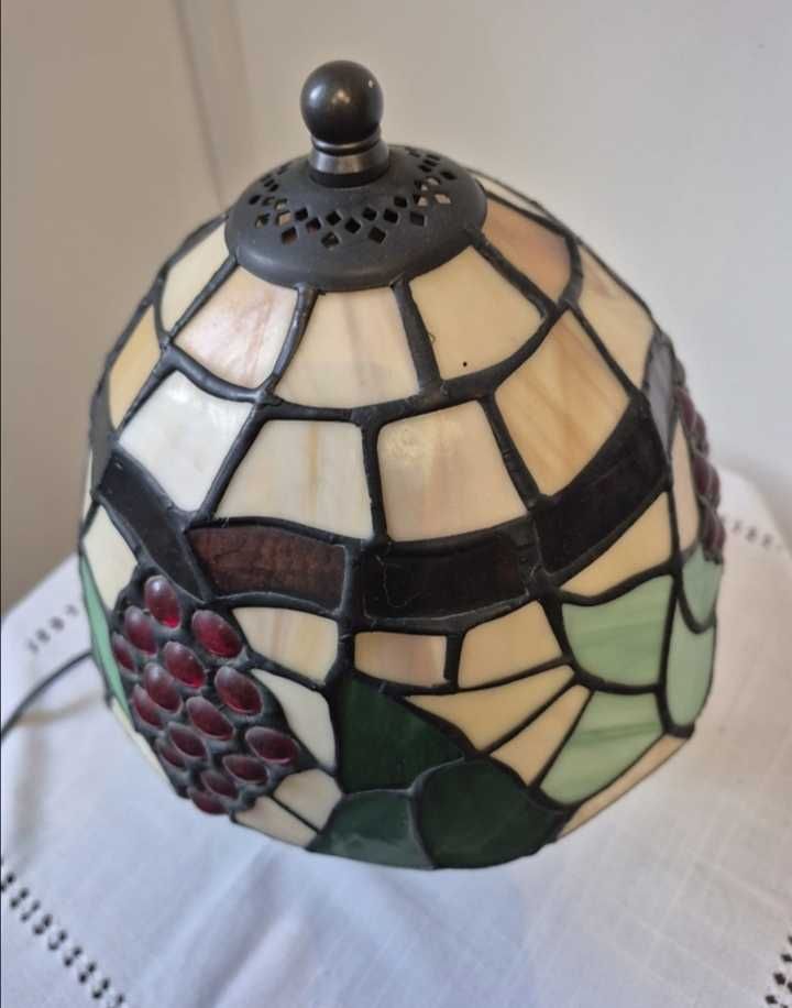 Lampka witrażowa w stylu Tiffany vintage
