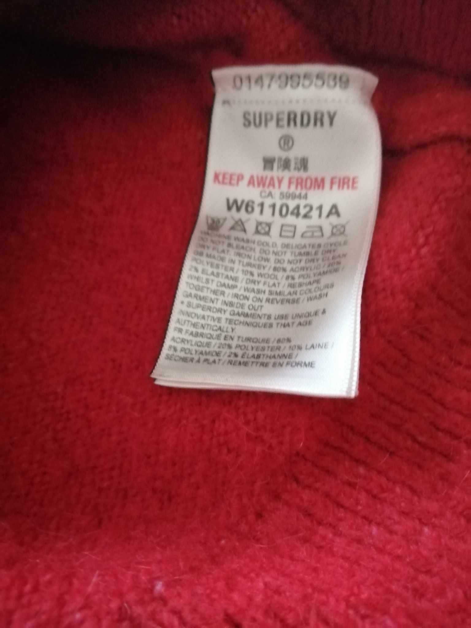 SUPERDRY Essential Sweter Damski Eu 38 Oryginalny Jak Nowy