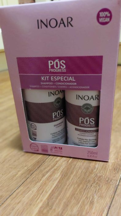 Zestaw INOAR POS Progress szampon i odżywka