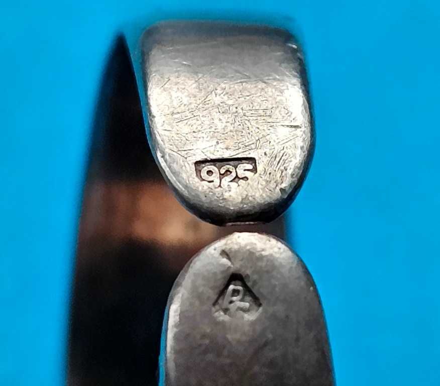 Srebrny stary pierścień Atlantów 4,35 gr.pr.925 –przepiękny!