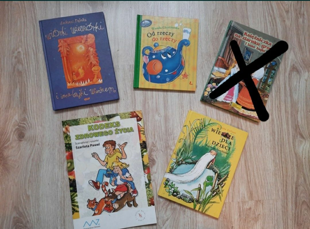 4 książki dla dzieci