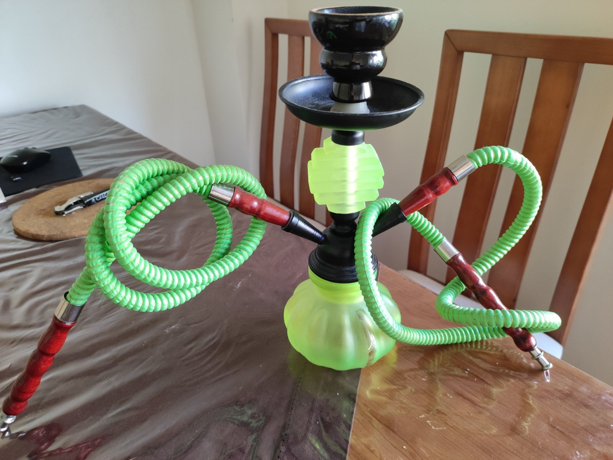 Narguilé verde shisha