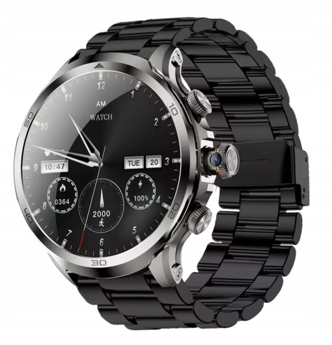 Smartwatch Hk19 Smart Watch 4G: Kamera 360°, Amoled I  Karta Sim