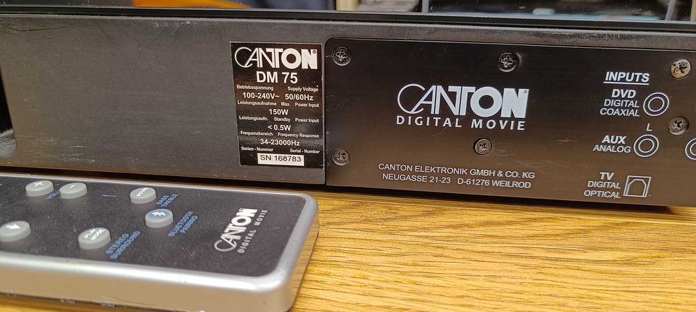 Саундбар Canton DM 75 (відео працездатності !! )