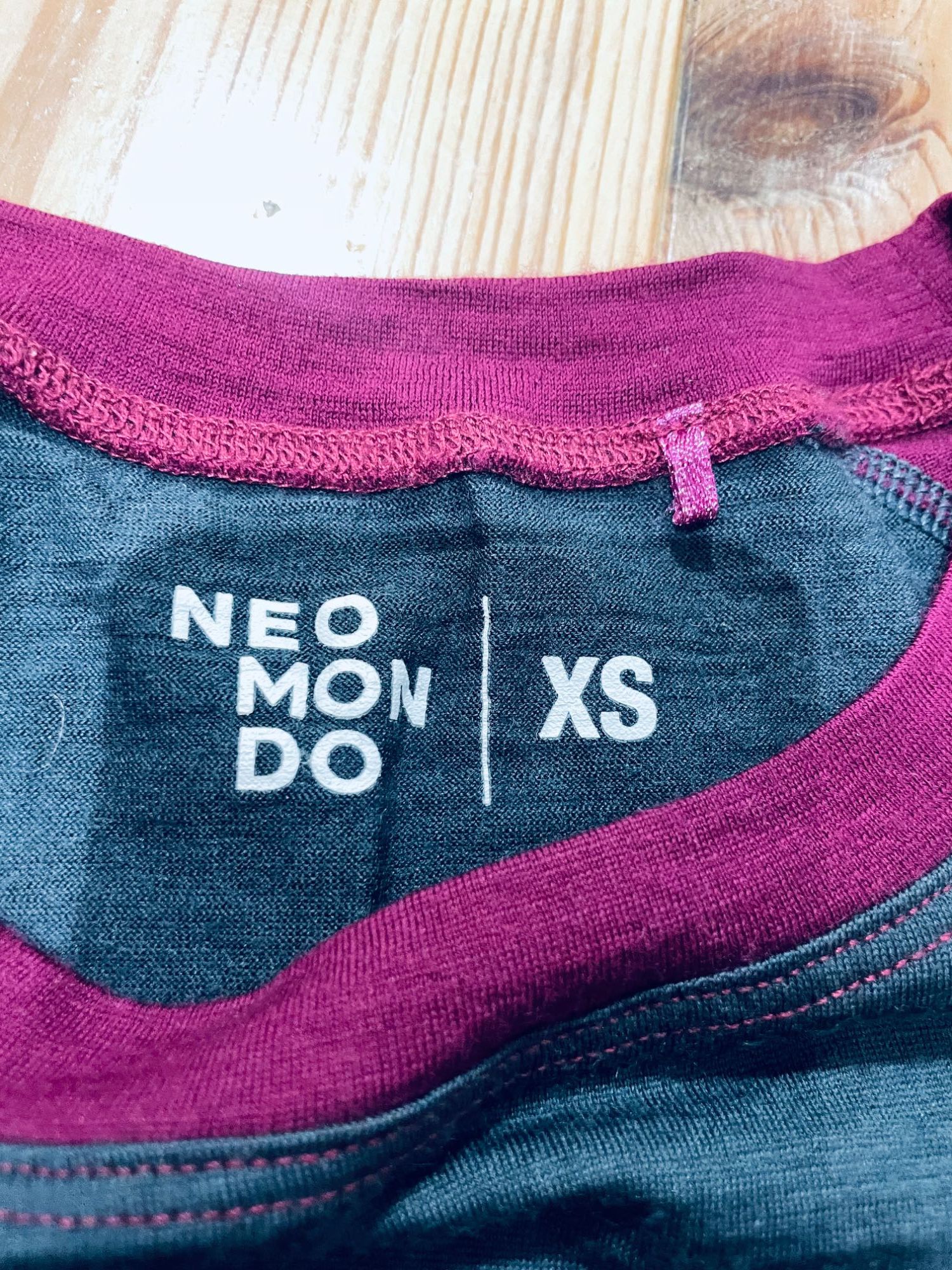 T-shirt Neomondo 100 % Merino roz XS