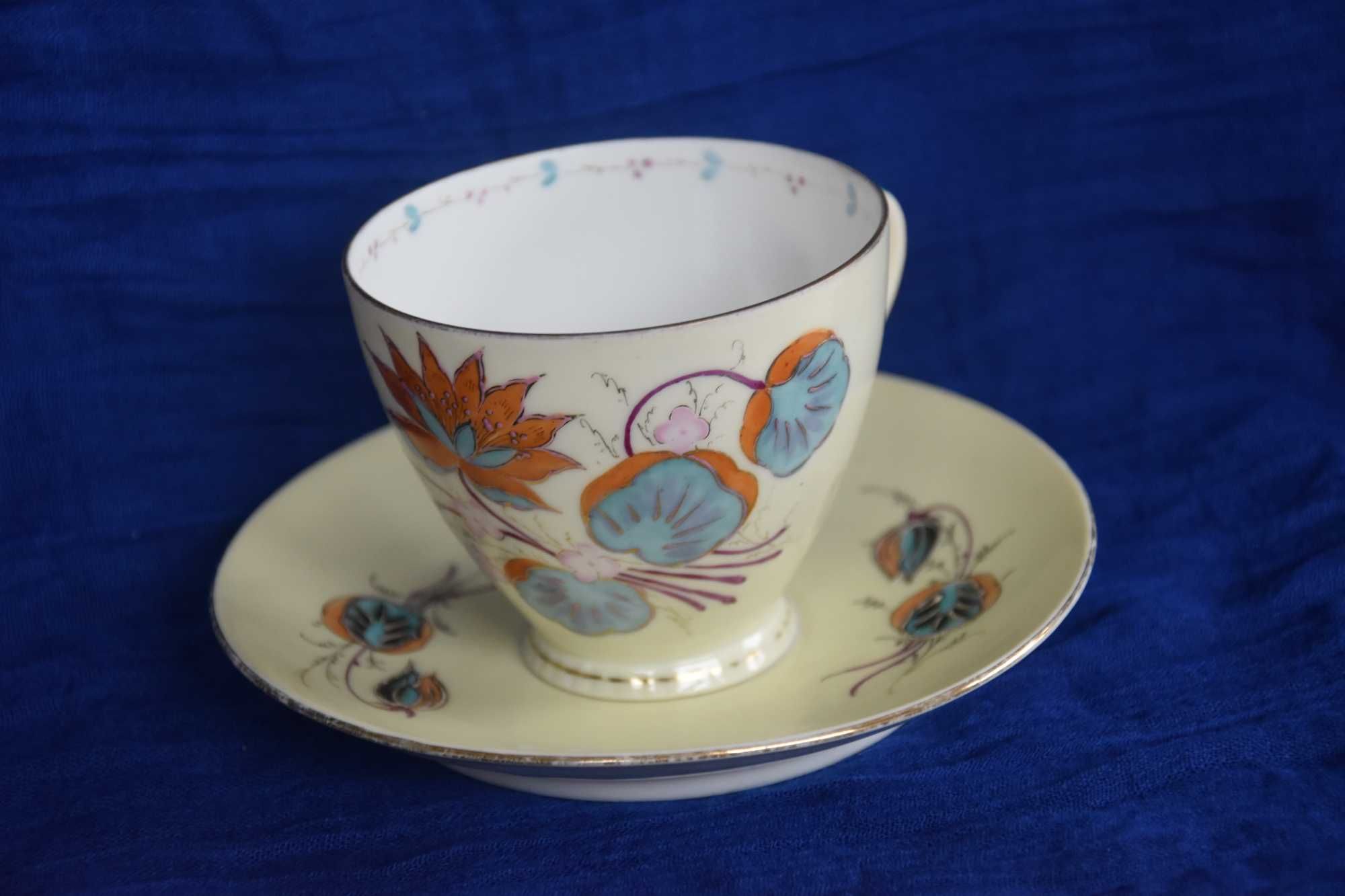 Zestaw kawa - herbata porcelana PIRKENHAMMER FISCHER & MIEG (wzór 1)
