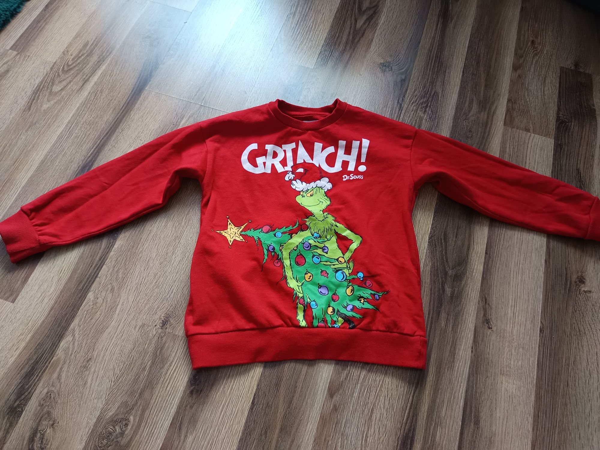 Bluza świąteczna chłopięca Grinch