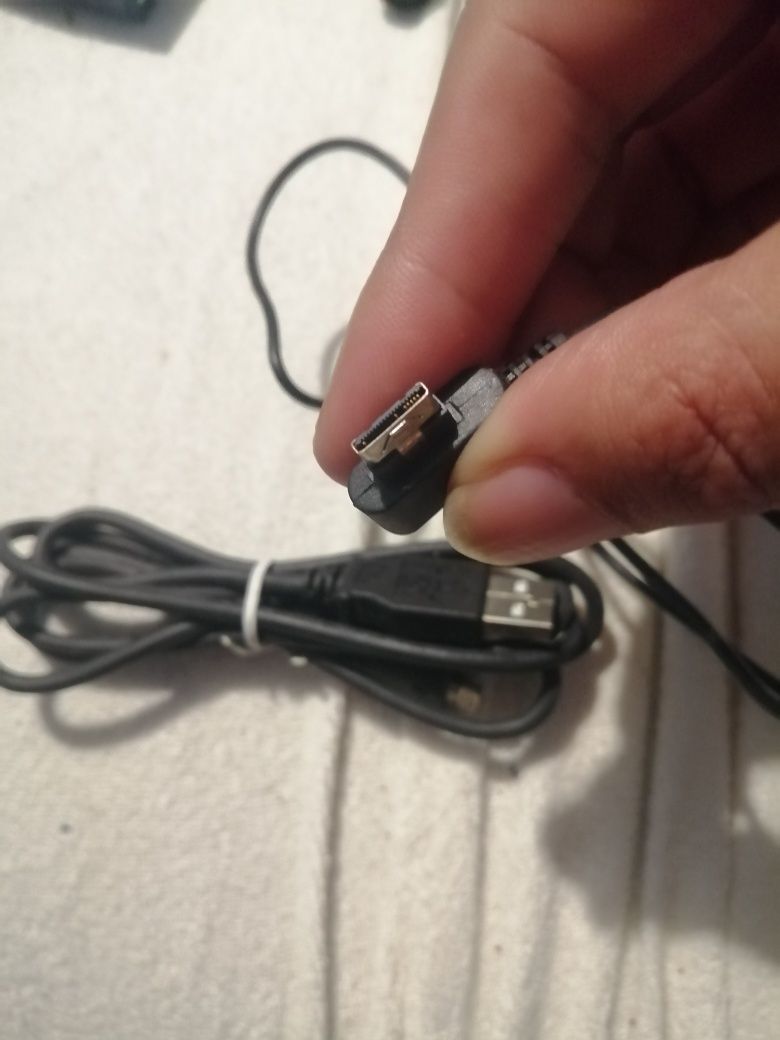 Cabo USB e Microfone