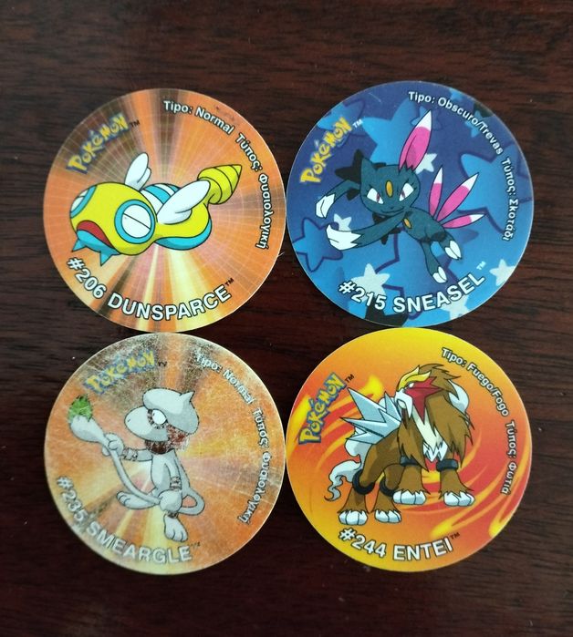 Bundle 153 tazos Pokémon (Matutano)