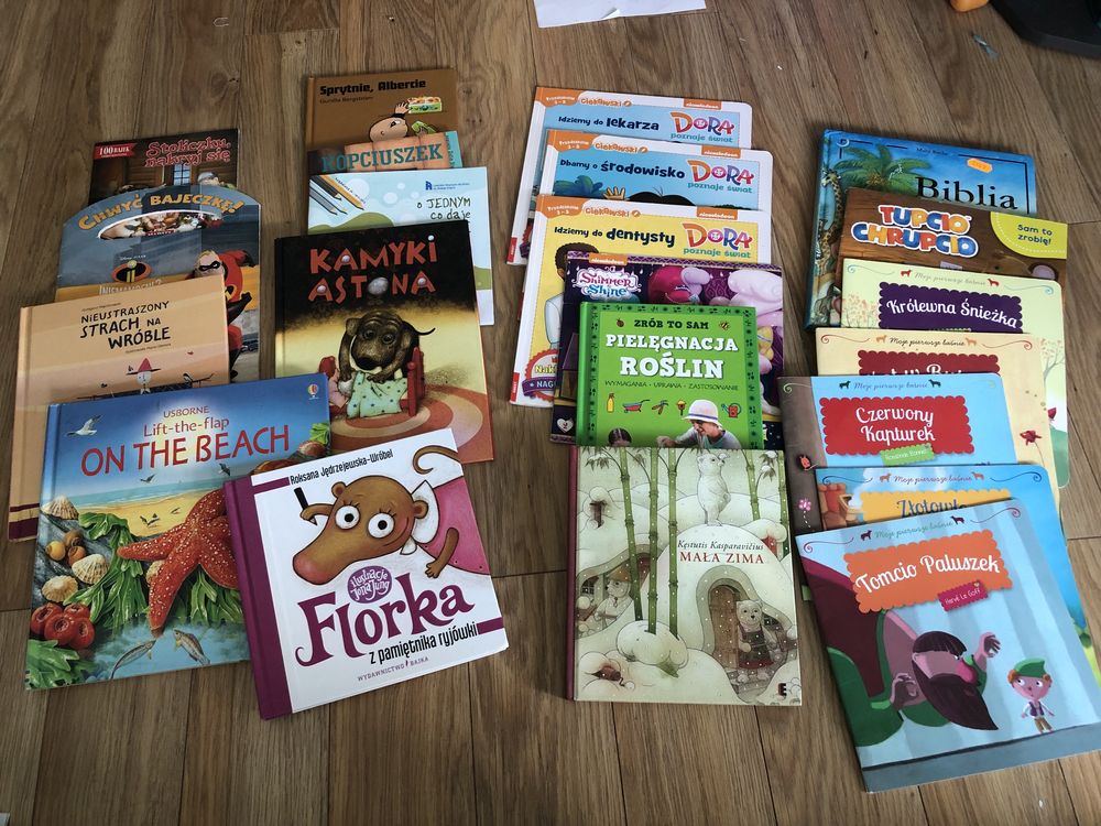 Komplet książek zestaw książeczek dla dzieci