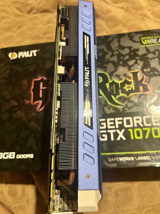 Відеокарта Geforce GTX 1070 (8GB) Palit Game Rock ідеал