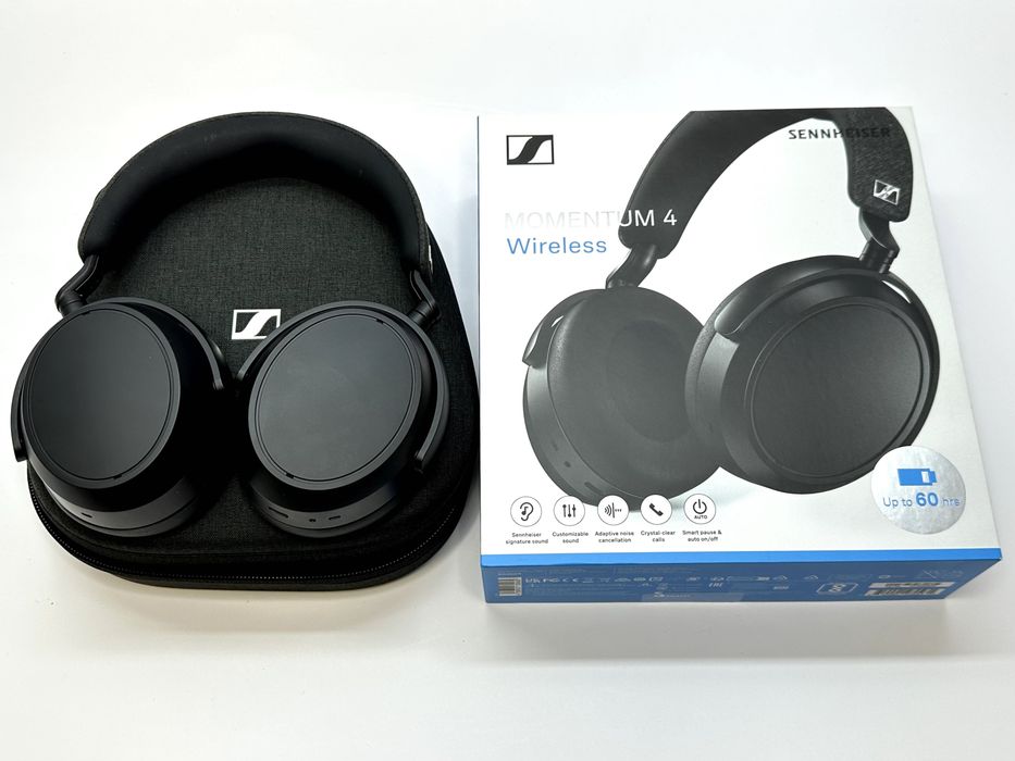 oryginalne słuchawki Sennheiser momentum 4 black