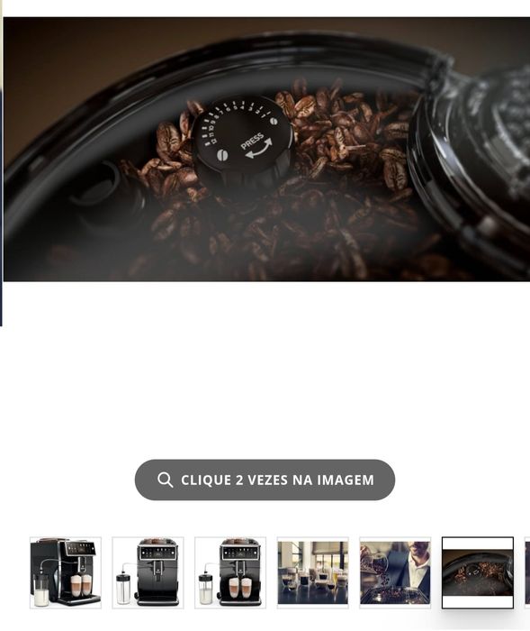 Máquina café Saeco xelsis super automática impecável