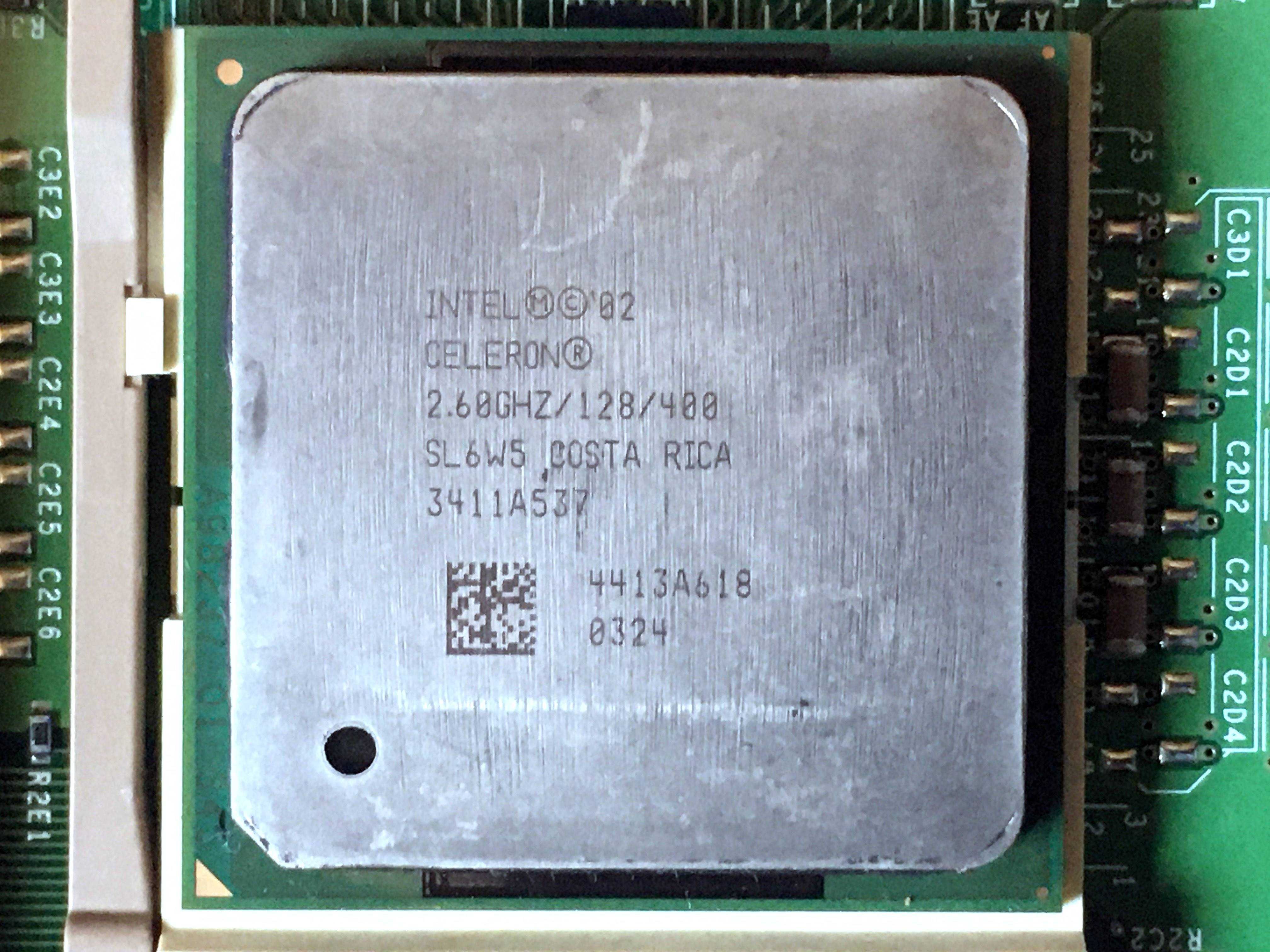 Motherboard Intel D845WN (skt478 - P4 - SDR/DDR), Celeron 2.6Ghz