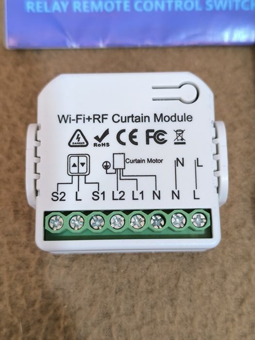 Módulo de controlo de estores inteligente Wi-Fi+RF