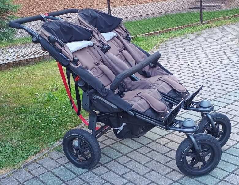 Wózek bliźniaczy TFK Adventure podwójny twin + gratis