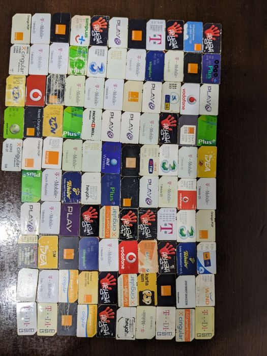 Продам  сім-карти Європейські в колекцію