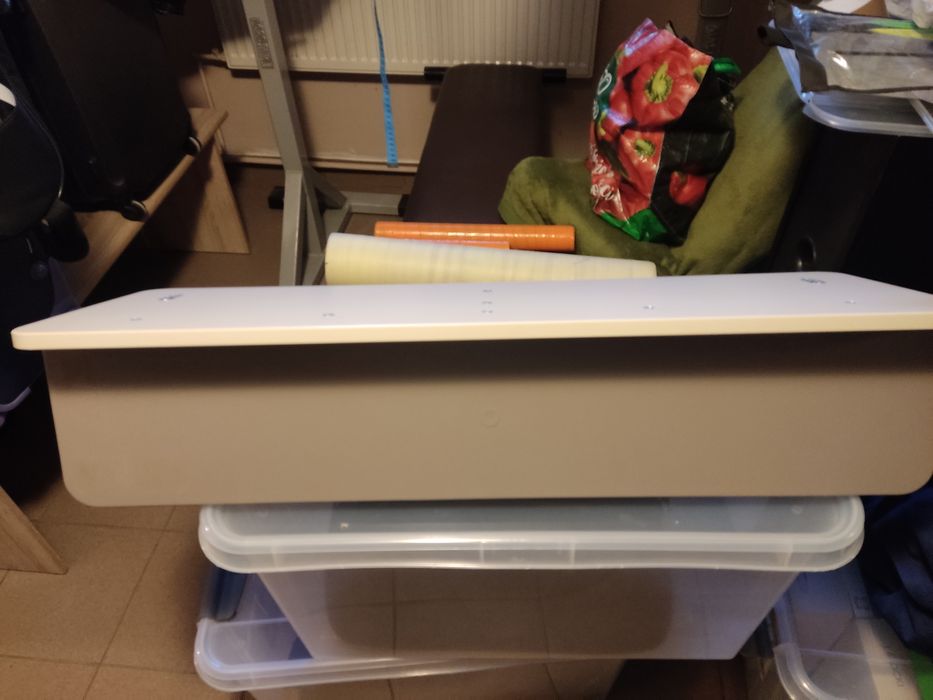 Szafka półka wisząca do mebli VOX 2PIR szerokość 90 szaro-kremowa