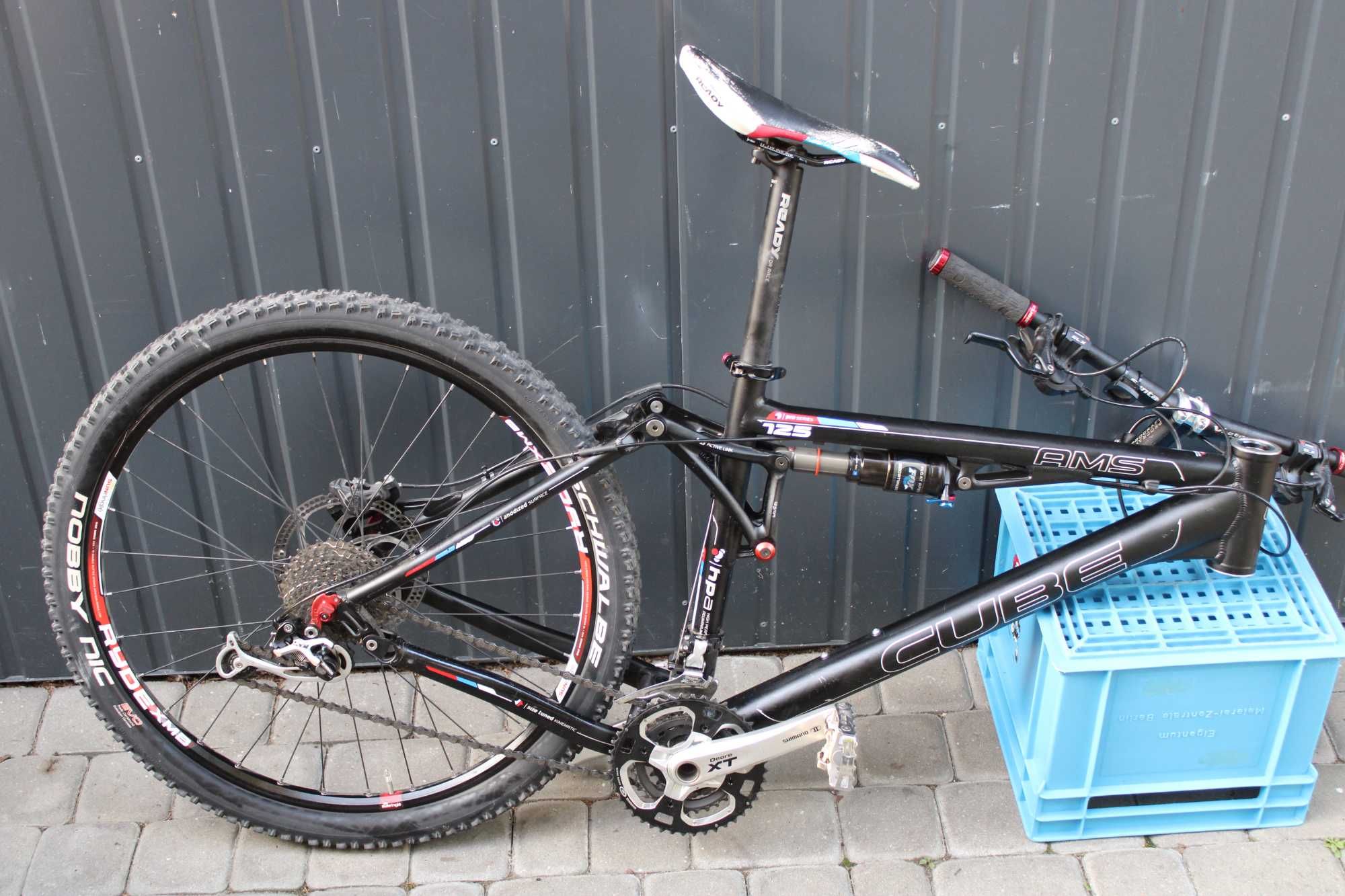 Rower MTB CUBE AMS Pro 125 alu 46cm Deore XT 3x9 hydraulika FOX slx