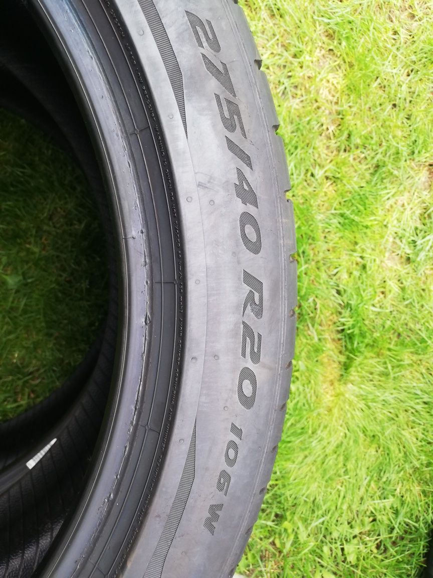 Pirelli Pzero 275/40/20 BMW X5 RSC Komplet
