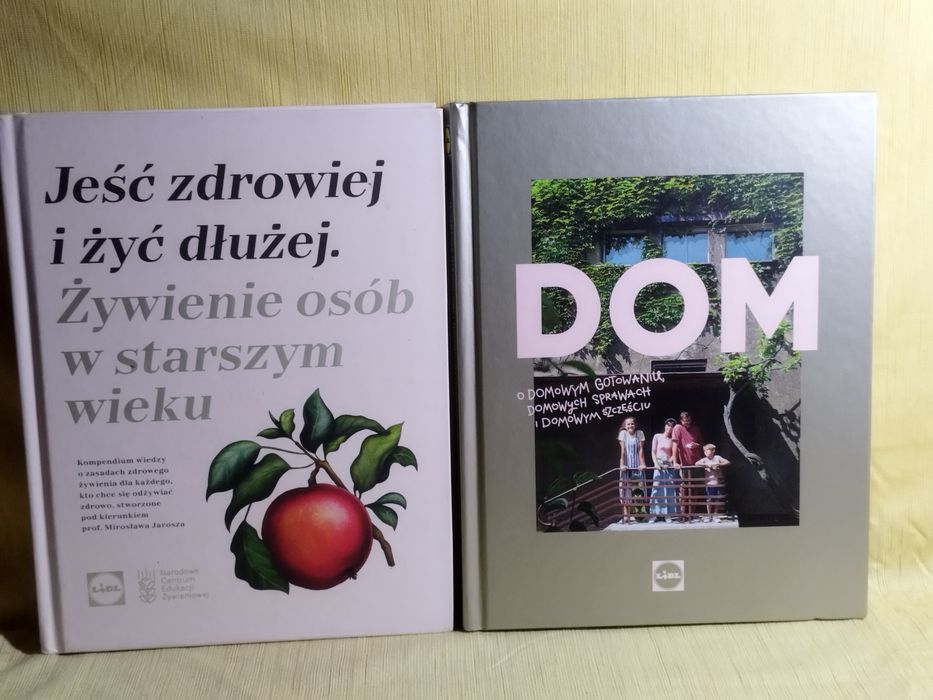 Książka Lidl'a "Jeść Zdrowiej" oraz "Dom"/ 2 szt