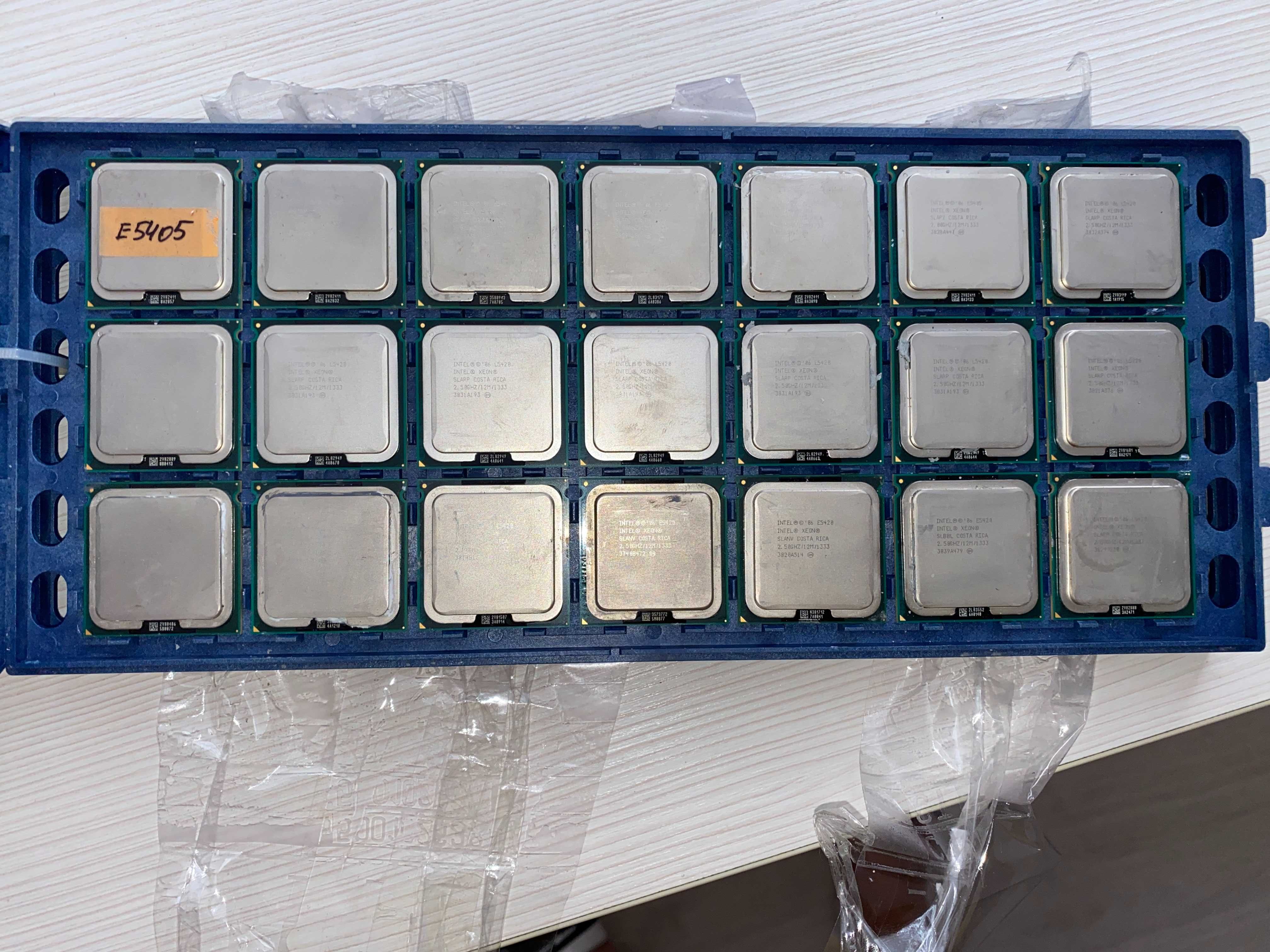 CPU Intel X5550, 5150, L5420, E5420, E5530, Q8200