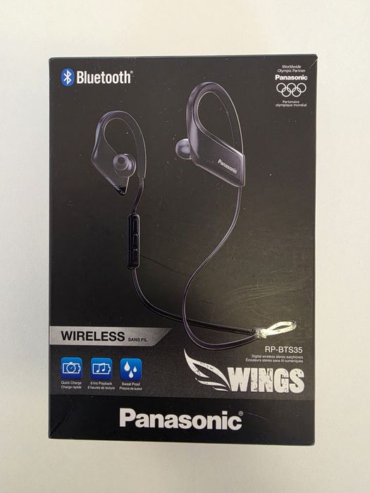 Panasonic RP-BTS35 — Auriculares Desportivos Bluetooth IPX5