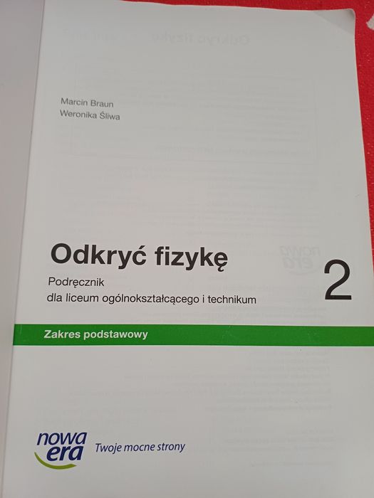 Odkryć fizykę 2 liceum i technikum