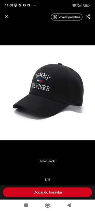 Czapka męska TH tommy