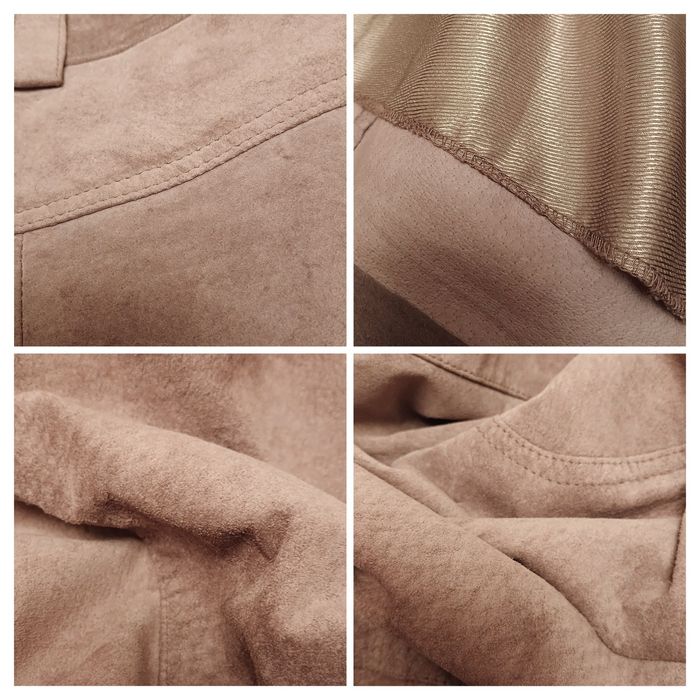 Спідниця натуральна замша довга М-L шкіряна макси юбка