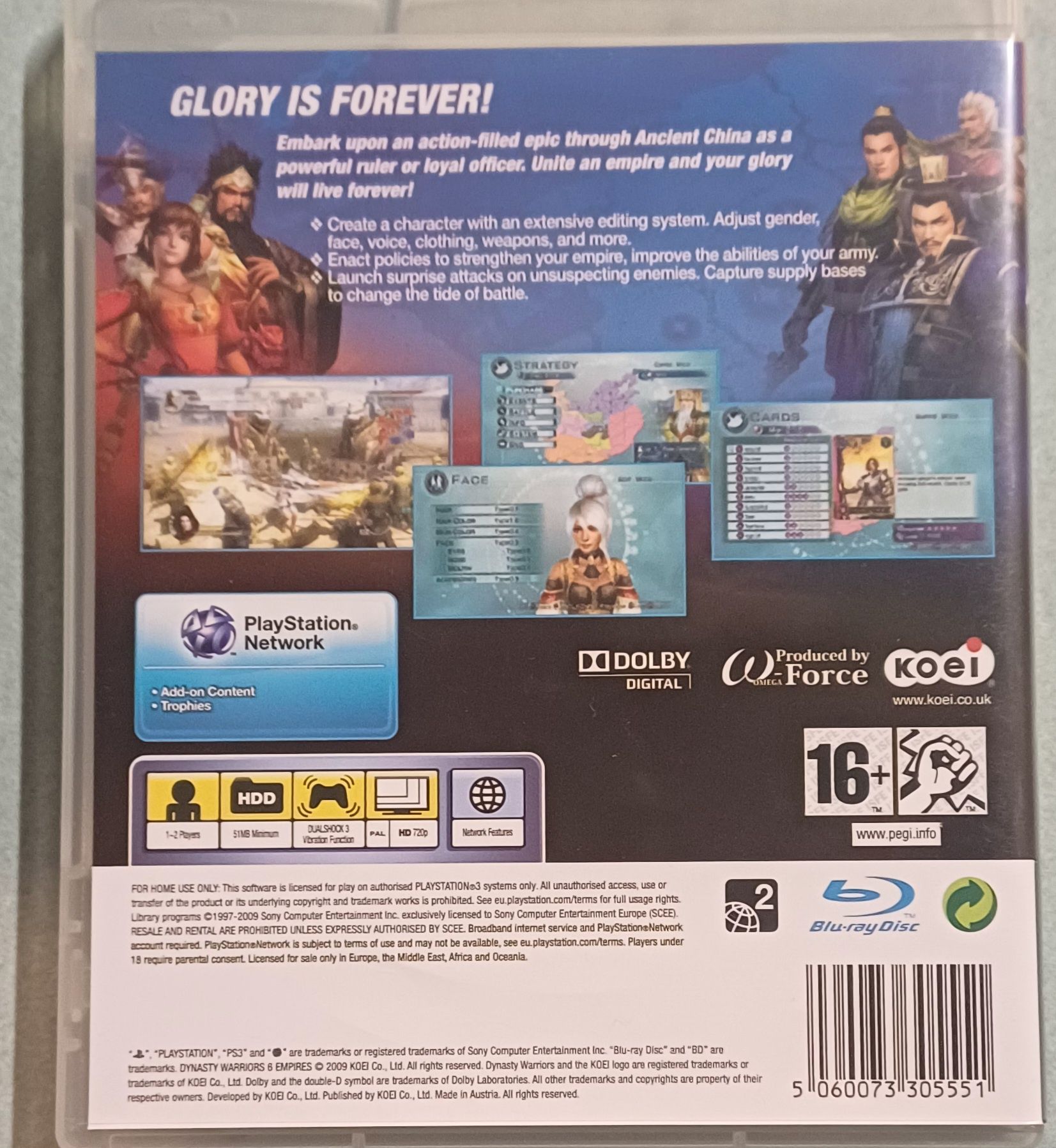 Gra na playstation 3 - Dynasty Wariors 6 Empires