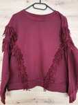 Bordowa bluza Bershka rozm. S